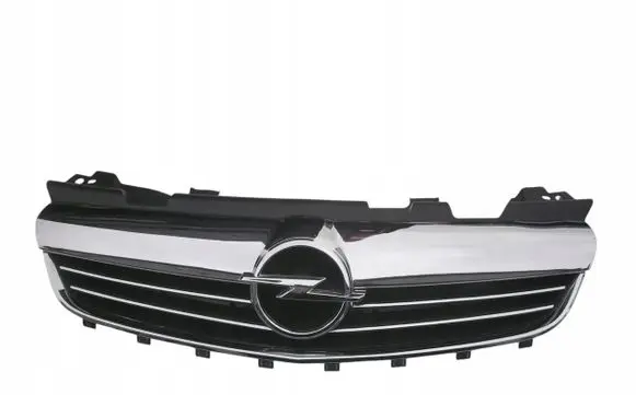Opel Zafira B Front bumper upper radiator grill 13247331