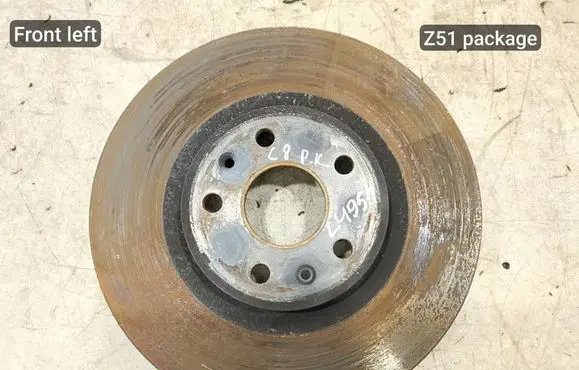 Chevrolet Corvette C8 Front brake disc