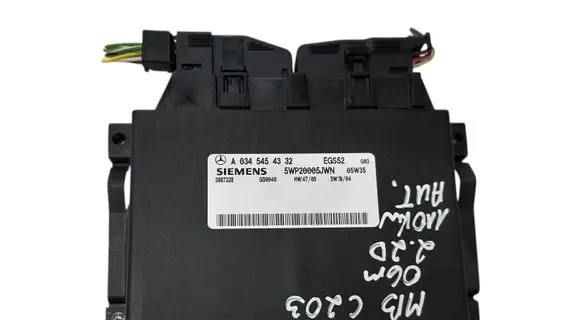 Mercedes-Benz C W203 Gearbox control unit/module A0345454332 3887328 5WP20005JW