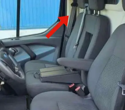 Ford Transit Custom (B) pillar trim (top) BK21V243W00