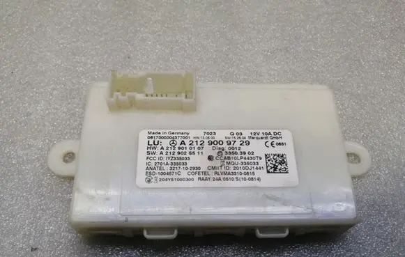 Mercedes-Benz GLS X166 Keyless (KESSY) go control unit/module A2129009729