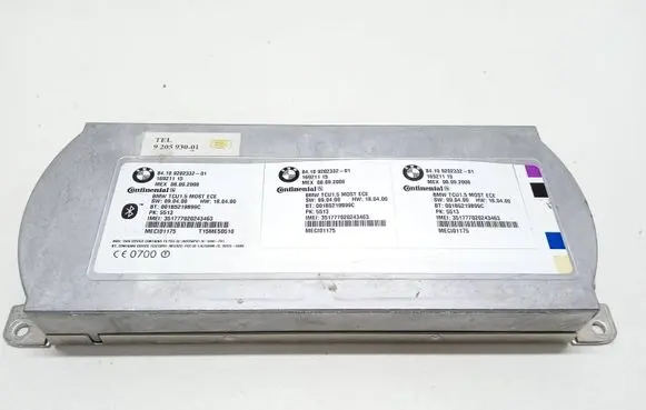 BMW 7 F01 F02 F03 F04 Bluetooth control unit module 16921115 8410920233201 001B5219B99C