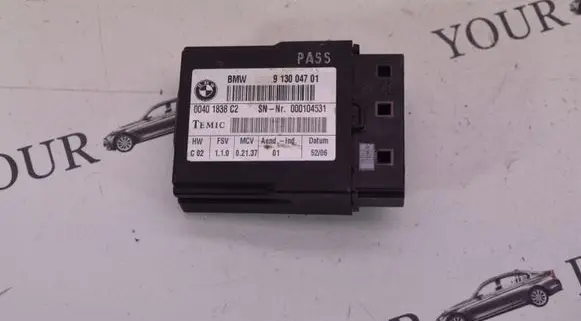 BMW 3 E92 E93 Seat belt warning relay 9130047