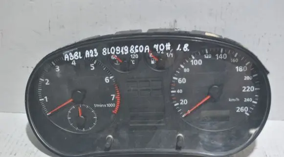 Audi A3 S3 8L Speedometer (instrument cluster) 8L0919860A