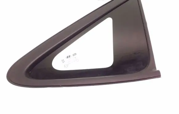 Rear vent window glass
