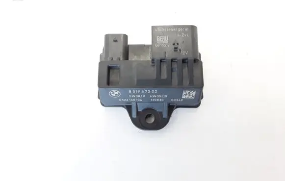 BMW 5 F10 F11 Glow plug pre-heat relay 8519472