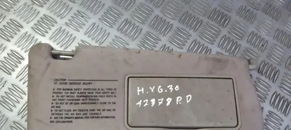 Hyundai XG Sun visor