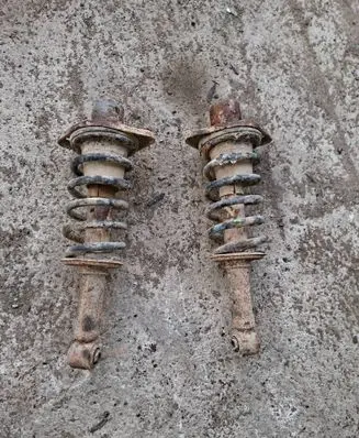 Audi A6 S6 C5 4B Rear shock absorber with coil spring