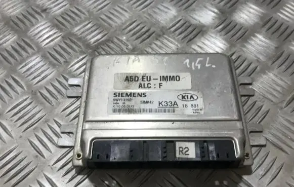 KIA Rio Engine control unit/module k33a18881 5wy1315e
