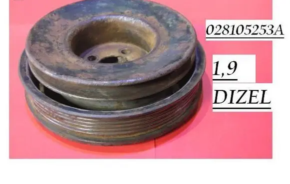 Volkswagen Caddy Crankshaft pulley 028105253A