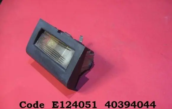 Opel Vectra A Number plate light E124051 40394044