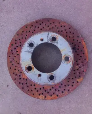Porsche Boxster 987 Rear brake disc