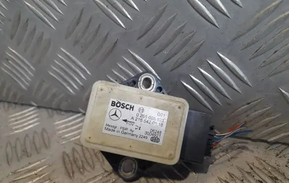 Mercedes-Benz E W211 ESP acceleration yaw rate sensor 0265005623 A2165420018