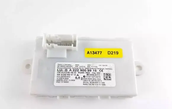 Mercedes-Benz C W205 Keyless (KESSY) go control unit/module A2229009915 A2139018003 A2229024715