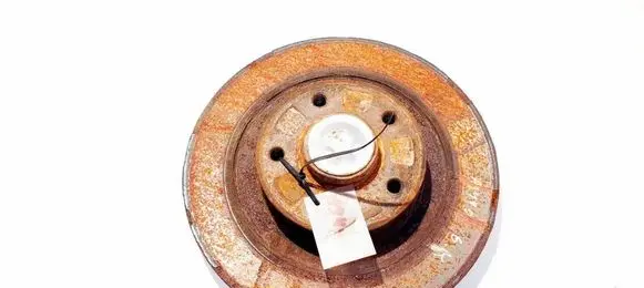 Renault Laguna III Rear brake disc neventiliuojamas