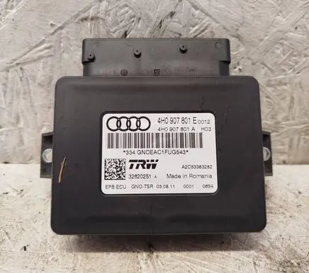 Audi A7 S7 4G Hand brake control module 4H0907801E 4H0907801A