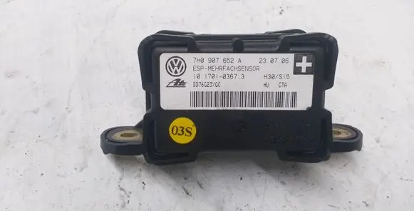 Audi Q7 4L ESP acceleration yaw rate sensor 7H0907652A
