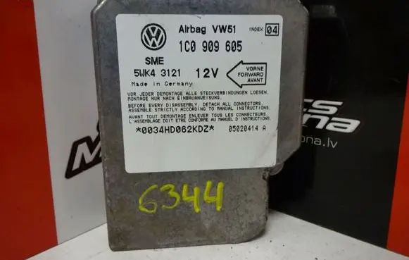 Volkswagen Sharan Airbag control unit/module 1C0909605