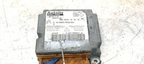 Citroen Xsara Picasso Airbag control unit/module 9646757180 550893100 ACU3N06