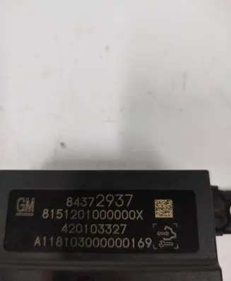 Opel Astra K Parking PDC control unit/module 84372937 420103327 51201000000