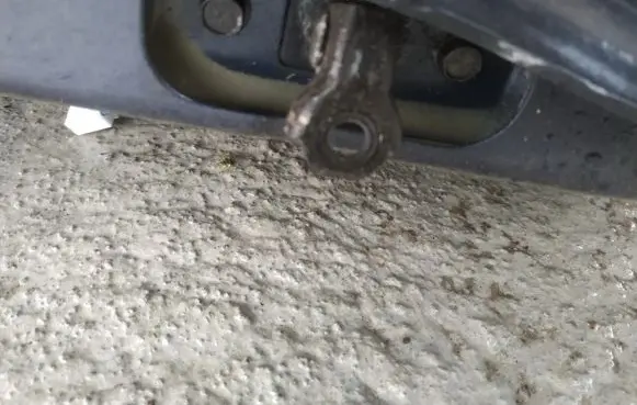 Chevrolet Epica Rear door check strap stopper