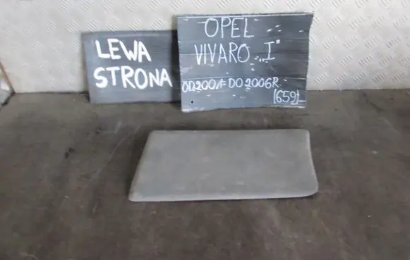 Opel Vivaro Loading door trim (molding) 8200326365
