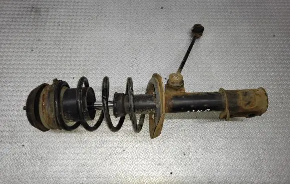 Front shock absorber with coil spring