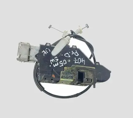 Peugeot 407 Front door lock 9656633380F