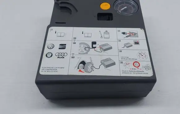 Volkswagen Golf VI Tire air pump compressor 8P0012615C AIRCOMPRESSOR