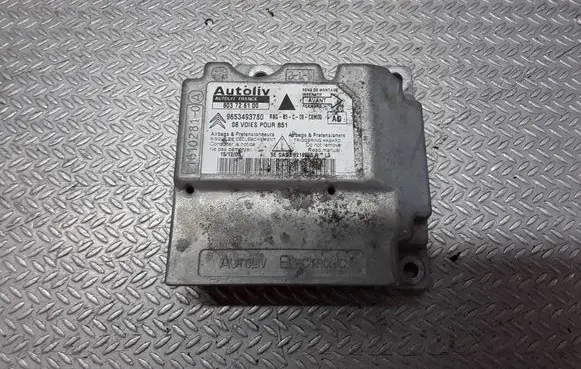 Citroen C4 I Airbag control unit/module 9653493780