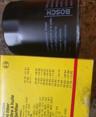 Toyota Corolla E80 Oil filter cover 0986452017750 PH2954 AW118