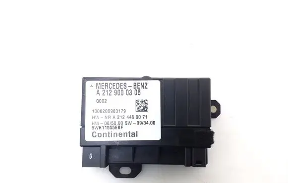 Mercedes-Benz E W212 Fuel injection pump control unit/module A2129000306