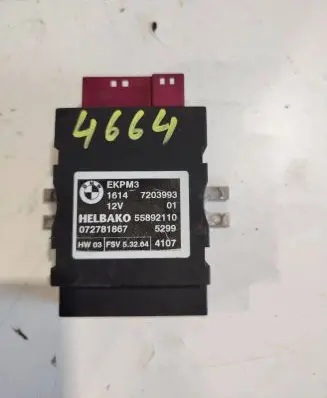 BMW 5 E60 E61 Fuel injection pump control unit/module 7203993 55892110 072781867