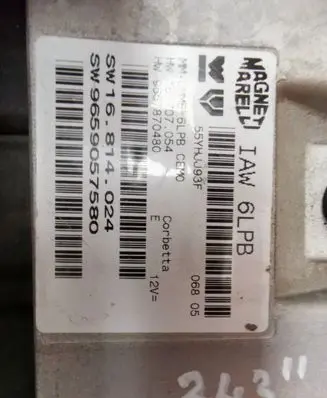Citroen C4 I Engine control unit/module ECU 9657870480 6814024