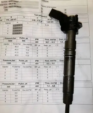 Mercedes-Benz C W203 Fuel injector A6420700587 0445115027 061016