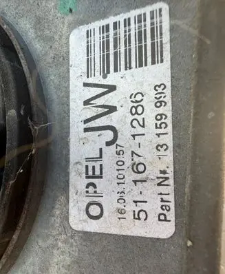 Opel Meriva B Engine mount bracket 13159993 511671286