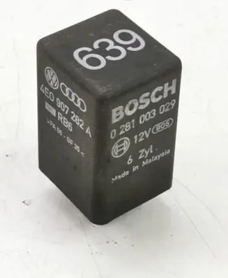 Audi A6 S6 C6 4F Glow plug pre-heat relay 4E0907282A