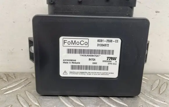 Volvo S60 Hand brake control module 31334872 6G912598CE
