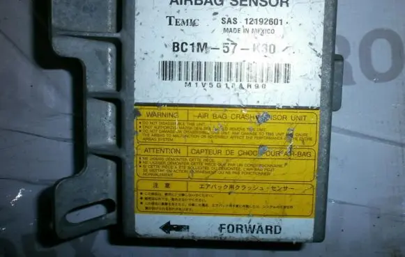 Mazda 323 Airbag control unit/module BC1M57K30 12192601