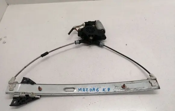 Mazda 6 Front door window regulator with motor GJ6A5958X