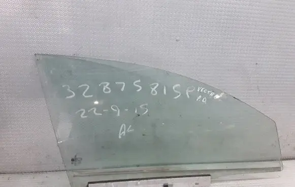 Opel Vectra C Front door window glass four-door 
