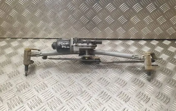 Volkswagen Polo IV 9N3 Front wiper linkage and motor 6Q1955113A
