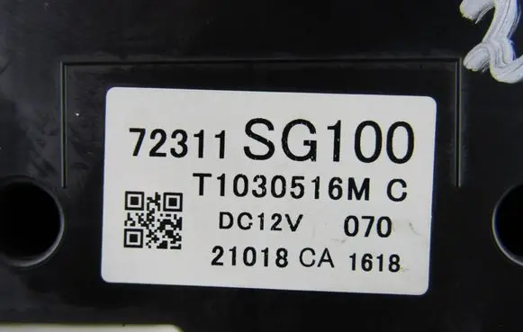 Subaru Forester SJ Climate control unit 72311SG100