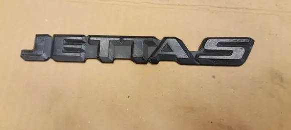 Volkswagen Jetta II Rear loading door model letters 