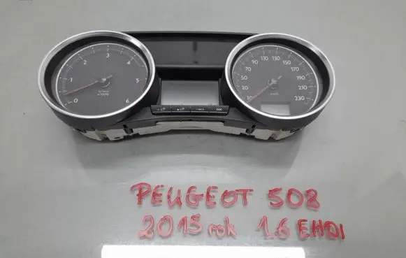 Peugeot 508 Speedometer (instrument cluster) 9810077880