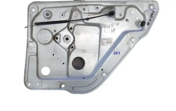 Skoda Fabia Mk1 (6Y) Rear window lifting mechanism without motor 6Y0839756C 6Y0839752P