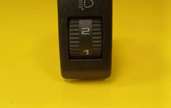 Volkswagen Golf II Headlight level height control switch 637700
