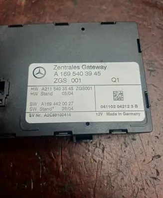 Mercedes-Benz A W169 Gateway control module A1695403945