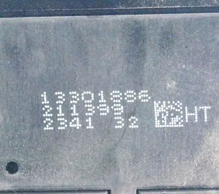 Opel Insignia A Electric window control switch 13301886
