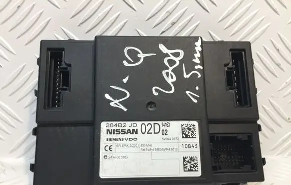 Nissan Qashqai Comfort/convenience module 284B2JD02D